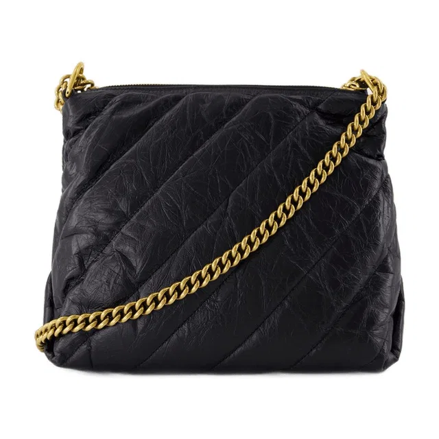 Balenciaga Quilted Calfskin Shoulder Bag — Black in Black Calfskin from HEWI