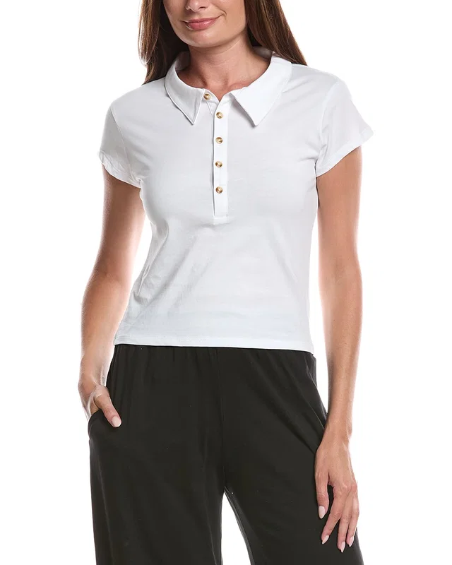 Knit Riot Henley Polo Shirt, image 1 of 1 from Gilt