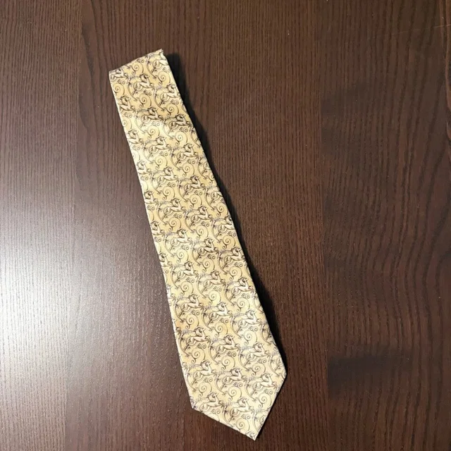 Lanvin Paris Vintage Silk Tie in gray Silk from Poshmark, photo 1 of 1