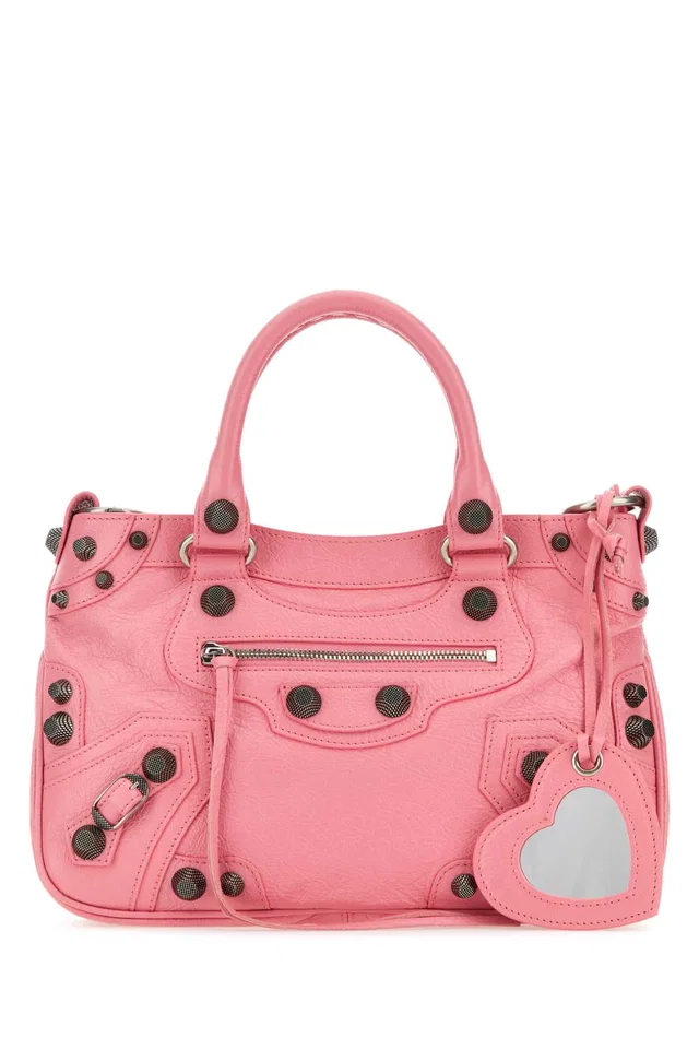 Balenciaga Neo Cagole Tote Bag — Pink in Pink Lambskin from HEWI