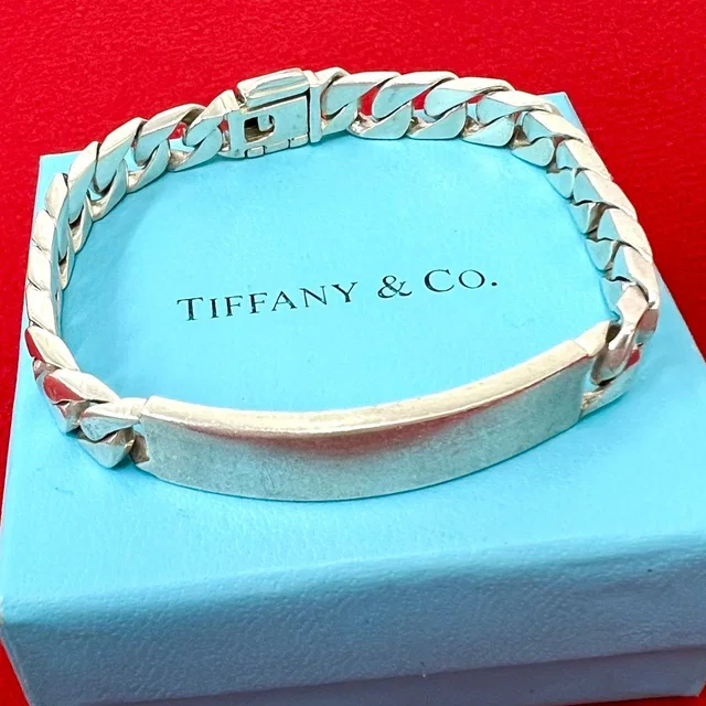 Tiffany & Co. Vintage ID Bracelet 925 Sterling Silver in Silver from The Reluxe