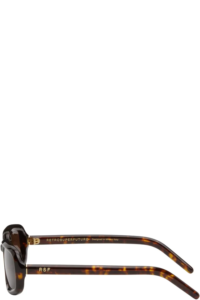 RETROSUPERFUTURE Brown Troll Sunglasses, photo 3 of 4 from SSENSE