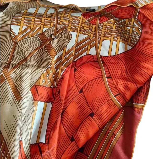 Hermès 140cm Cashmere/ Silk Large Triangle Scarf - in Box in Silk from Luxury Promise
