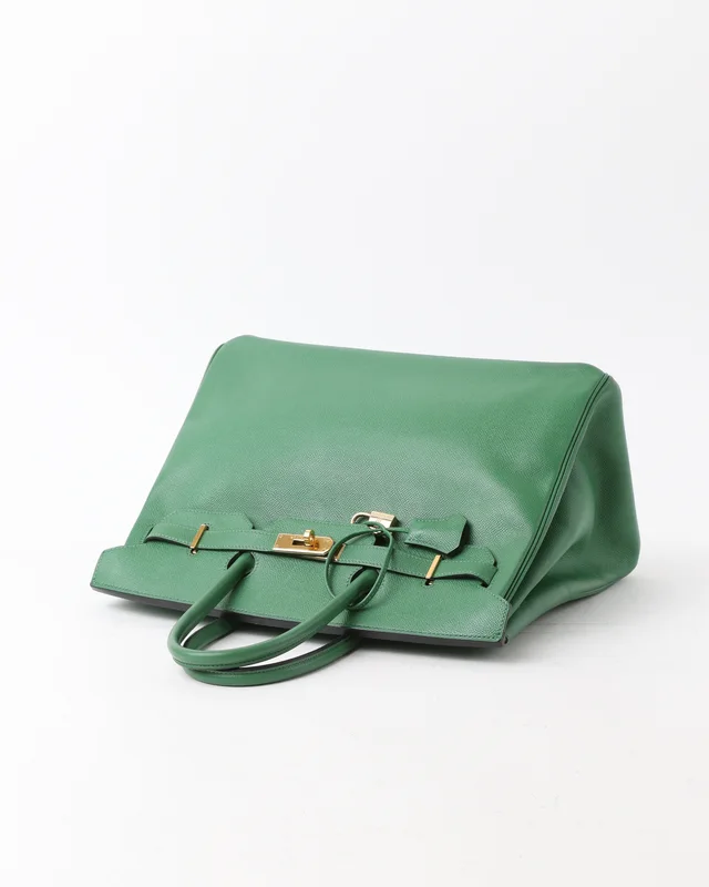 Hermès Birkin 35 Epsom Vert Bengale Bag in Green Epsom leather from A Retro Tale, photo 5 of 13