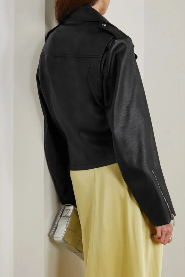 Stella McCartney Biker Jacket in Black, photo 3 of 4 from THE OUTNET