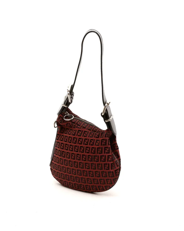 Fendi Zucchino Oyster Hobo Bag in Canvas from A Retro Tale, photo 2 of 2