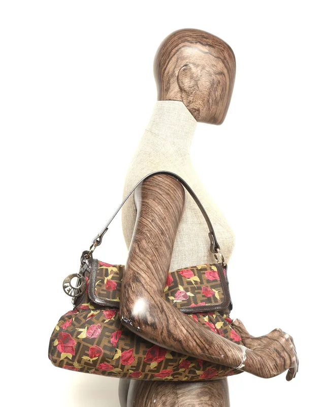 Fendi Zucca Rose Chef Bag in Pink Canvas from A Retro Tale, photo 8 of 8