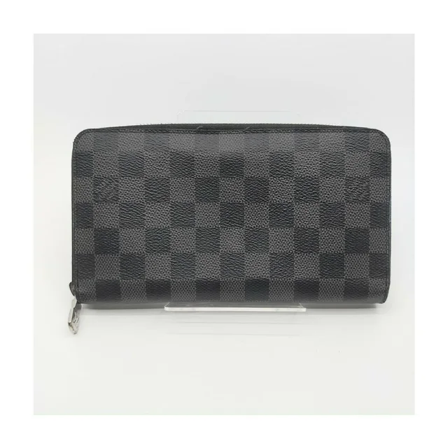 Louis Vuitton Damier Graphite Zippy Organizer Long Wallet in Grey from Bagriculture