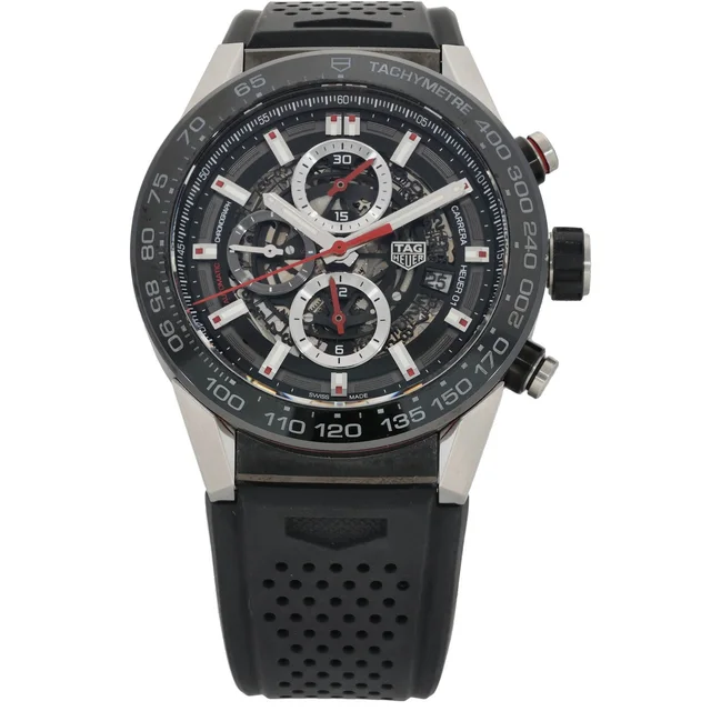 TAG Heuer Carrera CAR2A1Z-0 45mm Stainless Steel Watch from H&T