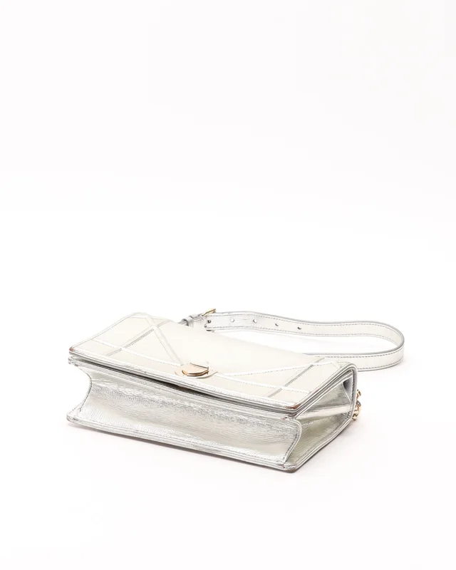 Dior Cannage Diorama Metallic Bag in Leather from A Retro Tale, photo 4 of 10