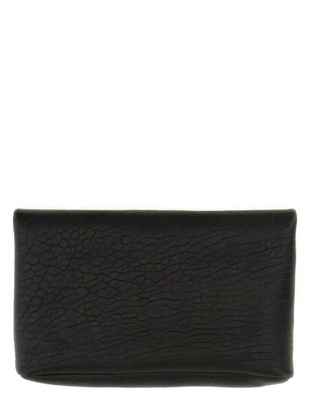 Saint Laurent Cassandre Clutch — Black Lamb in Black Lambskin from HEWI