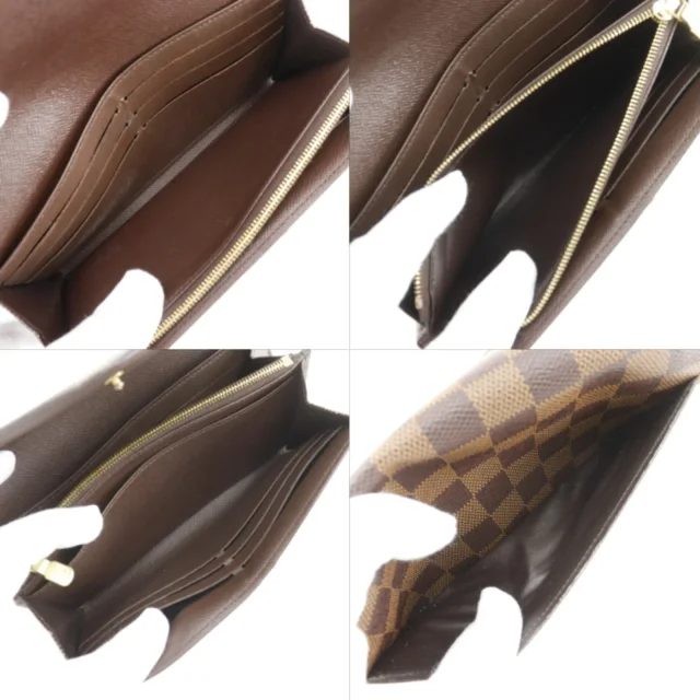 Louis Vuitton Porte Feuille Sarah Damier Long Wallet in Brown Canvas from LuxUness, photo 7 of 19