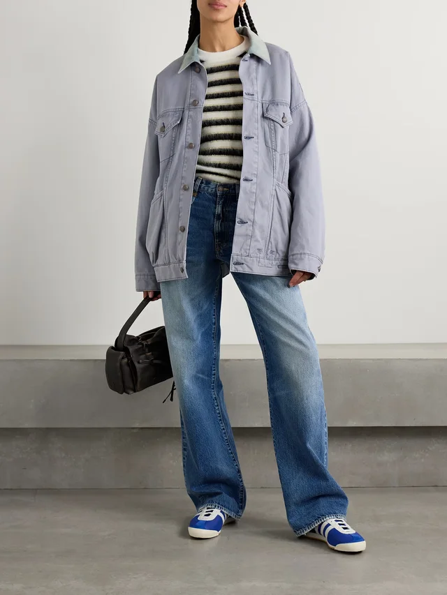 R13 Lacey denim jacket in Blue, photo 2 of 2 from NET-A-PORTER (Canada)