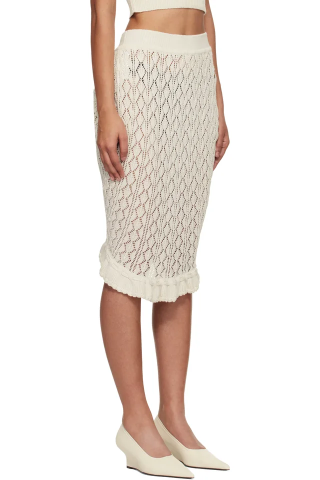 Vivienne Westwood Off-White Ella Midi Skirt, photo 2 of 4 from SSENSE