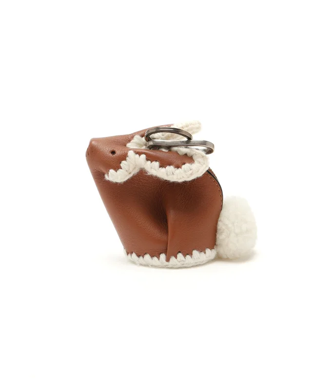 Loewe Bunny Bag Charm in Leather from A Retro Tale, photo 2 of 5