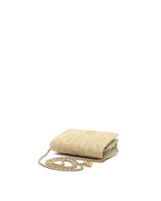 Chanel Raffia Wallet On Chain Bag in Raffia from A Retro Tale, photo 5 of 13