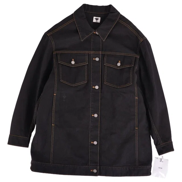 Dior Jacket Cotton Denim in Denim from The Reluxe