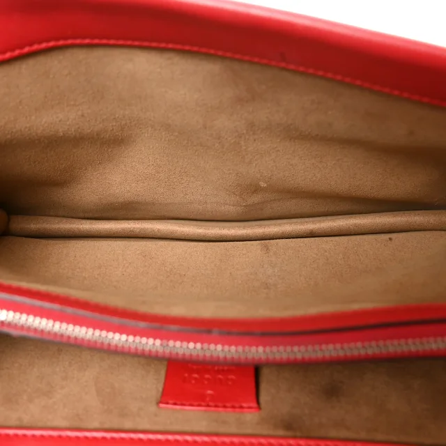 Gucci GG Supreme Monogram Arabesque Dionysus Shoulder Bag Hibiscus Red in Red Suede from FASHIONPHILE, photo 5 of 12