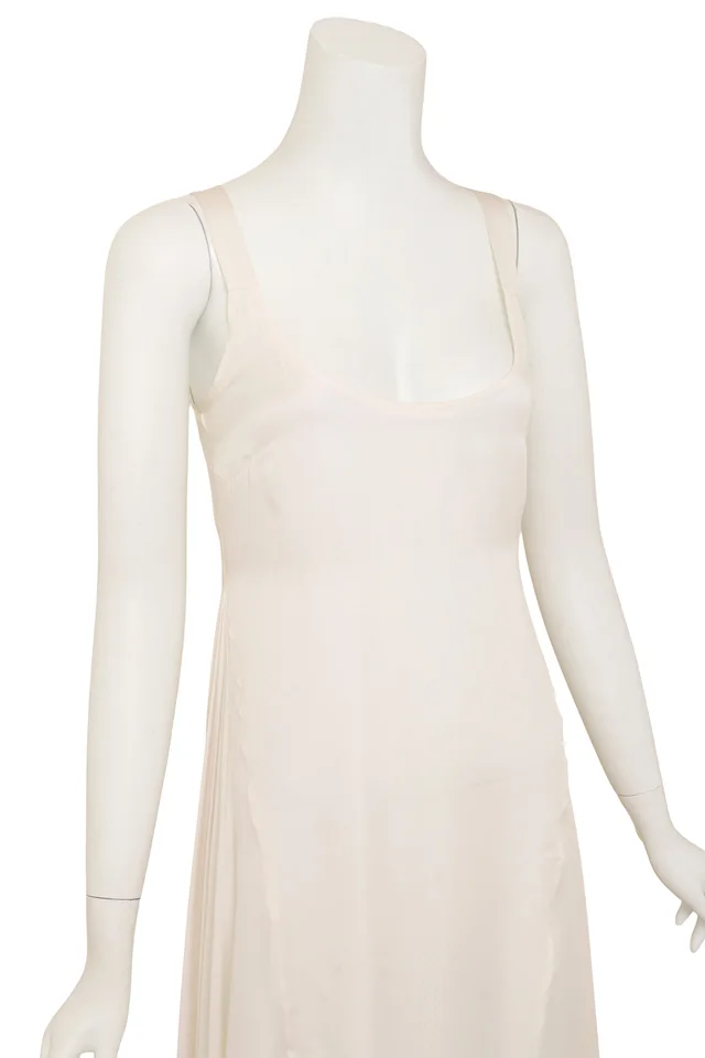 Givenchy Ivory Silk Bias Gown in White Silk from Recess LA, photo 2 of 2