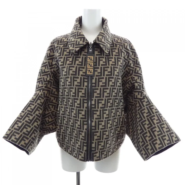 Fendi Jacket Black in Black Leather from The Reluxe