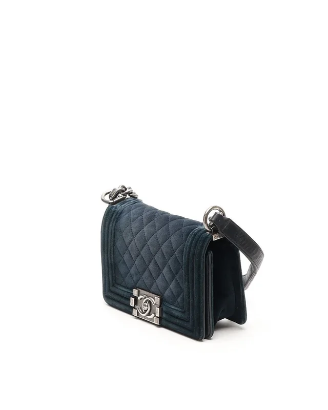Chanel Small Velvet Boy Bag in Velvet from A Retro Tale, photo 2 of 10