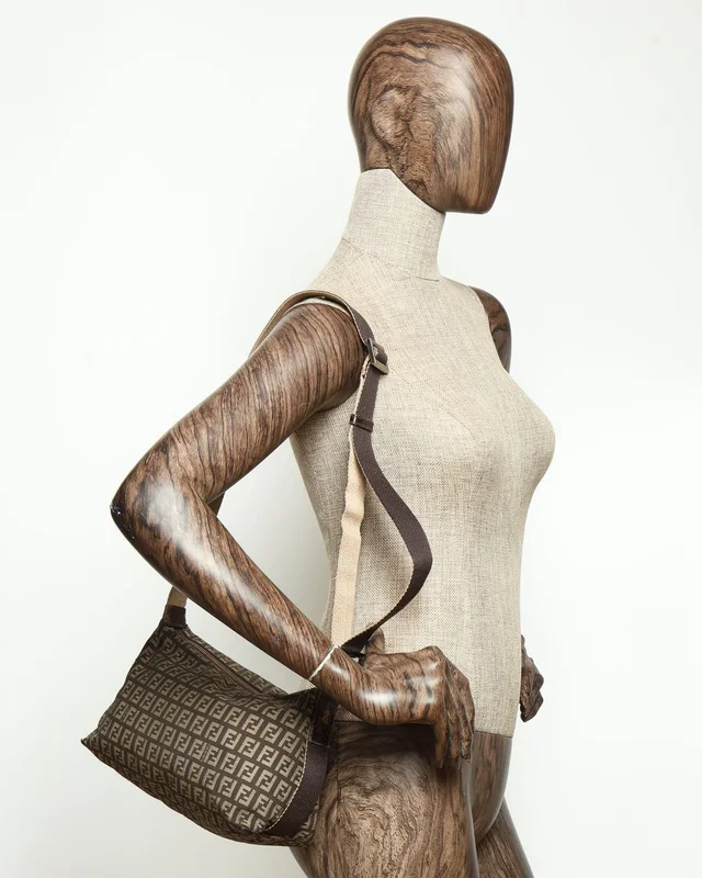Fendi Zucchino Crossbody Bag in Canvas from A Retro Tale, photo 12 of 12