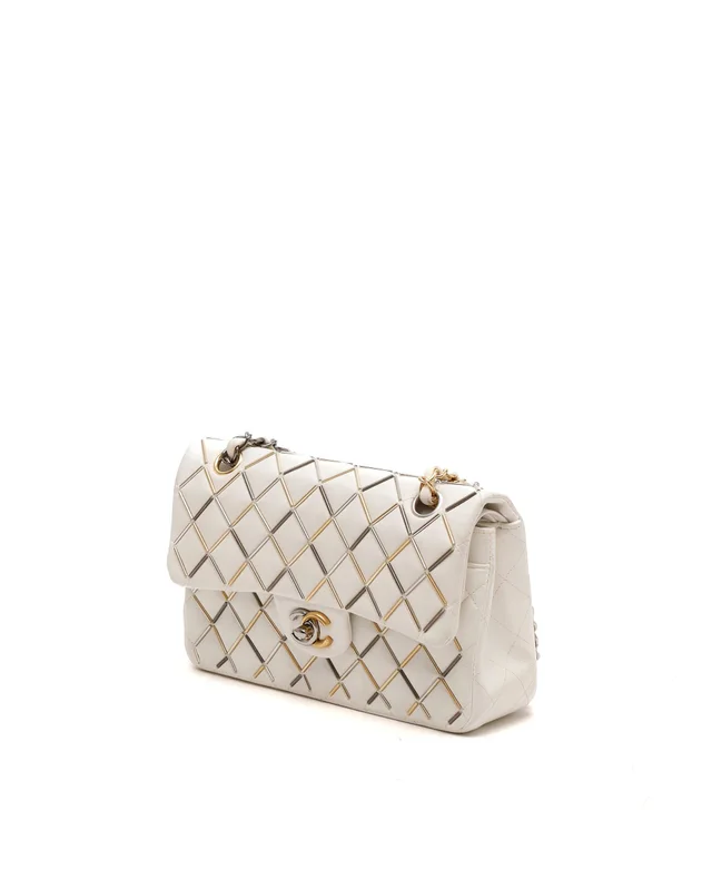 Chanel Classic Small Metal Quilted Double Flap Bag in Leather from A Retro Tale, photo 2 of 2