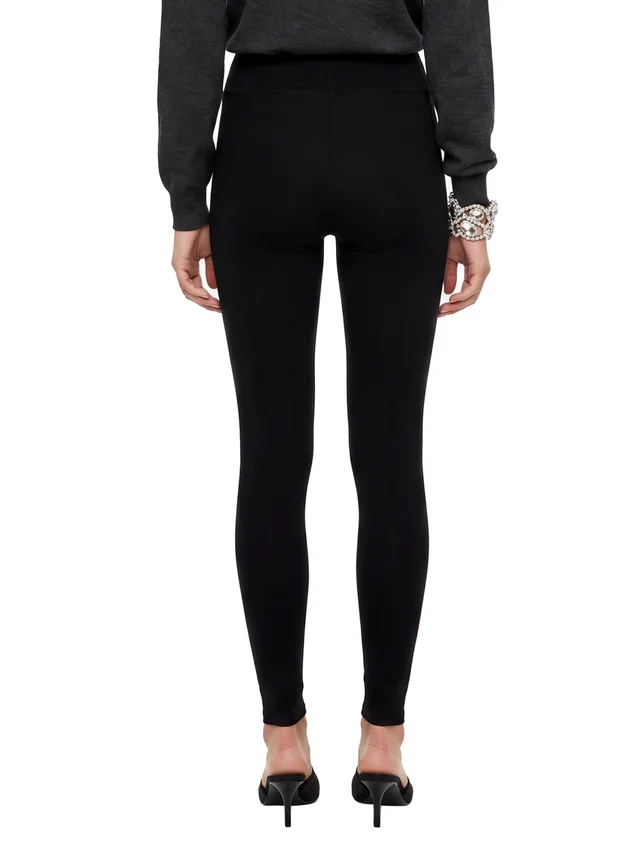 Magda Butrym Footed cotton leggings in black, photo 4 of 5 from SENSER