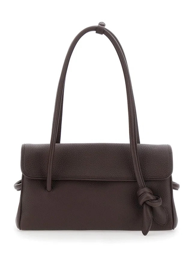 Jacquemus Shoulder Bag — Brown Calf Leather in Brown Calfskin from HEWI