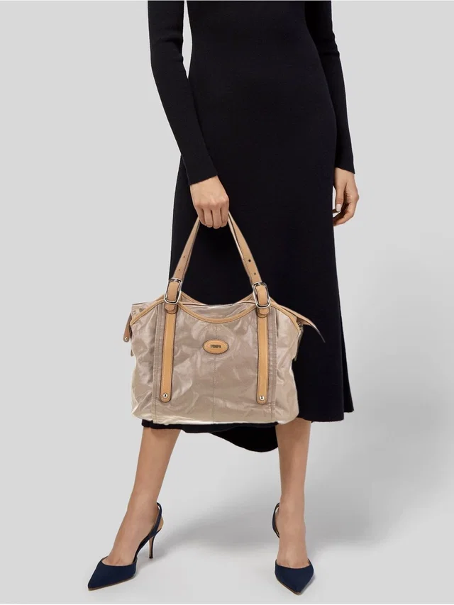 Tod's Khaki Coated Bag N259-34 in neutral|brown from Poshmark