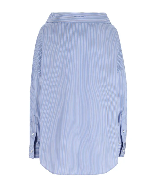 Balenciaga Swing vertical-stripe shirt, photo 2 of 4 from SENSER