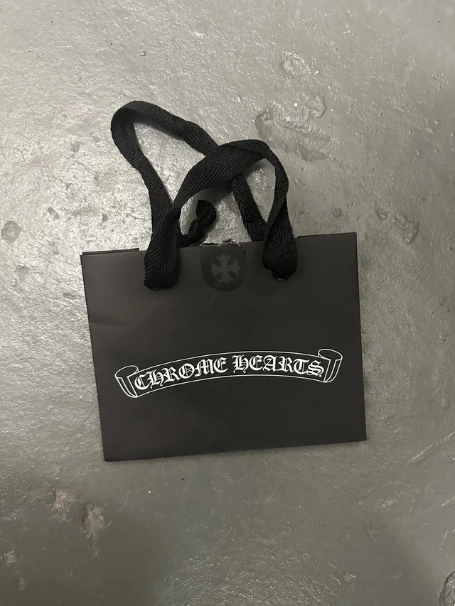 Chrome Hearts Gift Bag Shopping Bag Small in black from Grailed