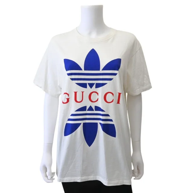 Gucci Trefoil Logo Cotton T-Shirt from Clotheshorse Anonymous