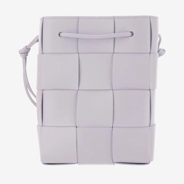 Bottega Veneta Cassette Crossbody Bag — Purple Lambskin in Purple Lambskin from HEWI