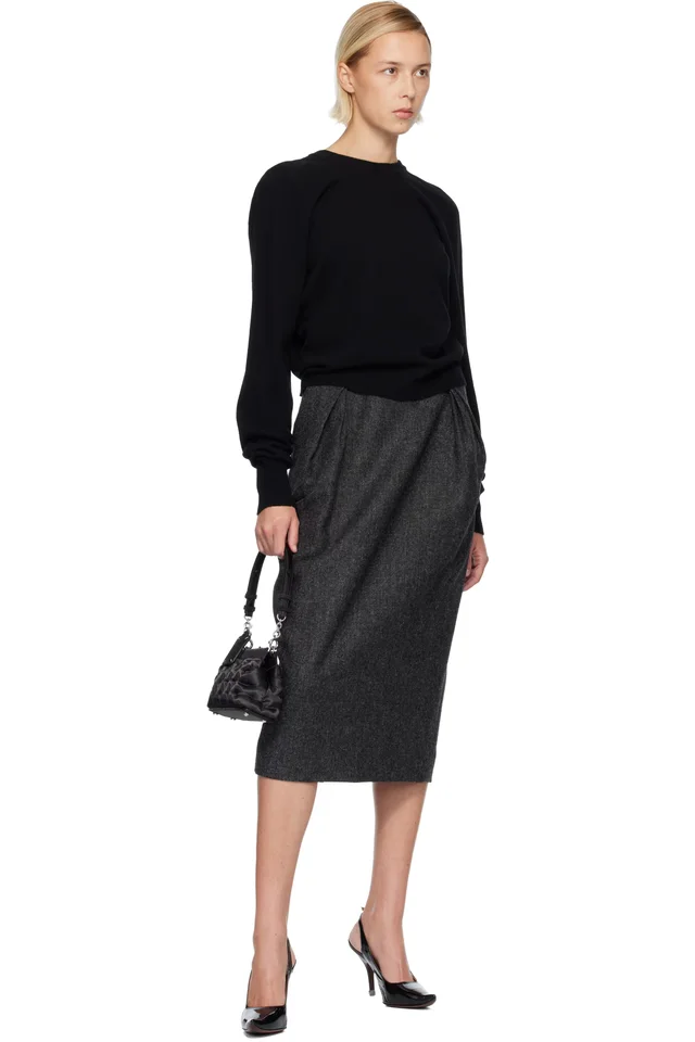 Maison Margiela Black Loved To Death Slingback Heels, photo 5 of 5 from SSENSE