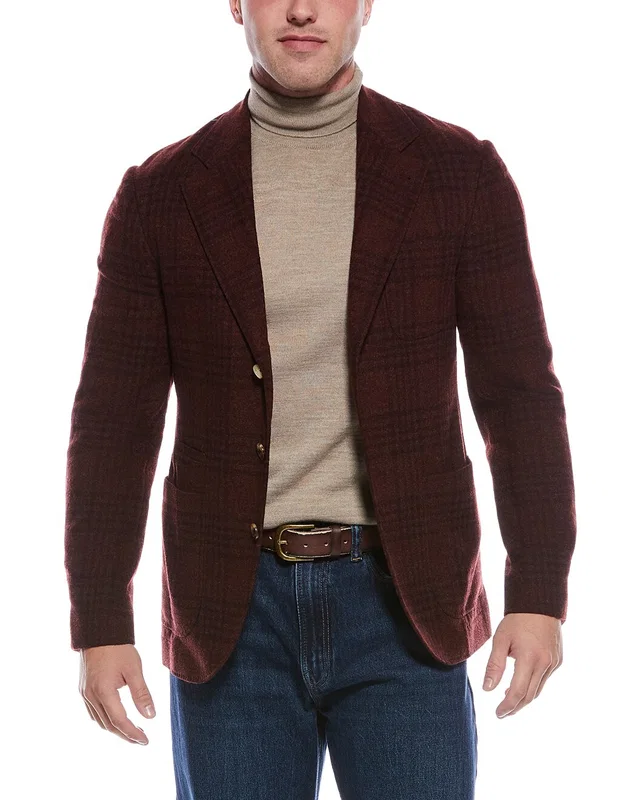 Brunello Cucinelli Wool, Silk & Cashmere-Blend Blazer, image 1 of 1 from Gilt