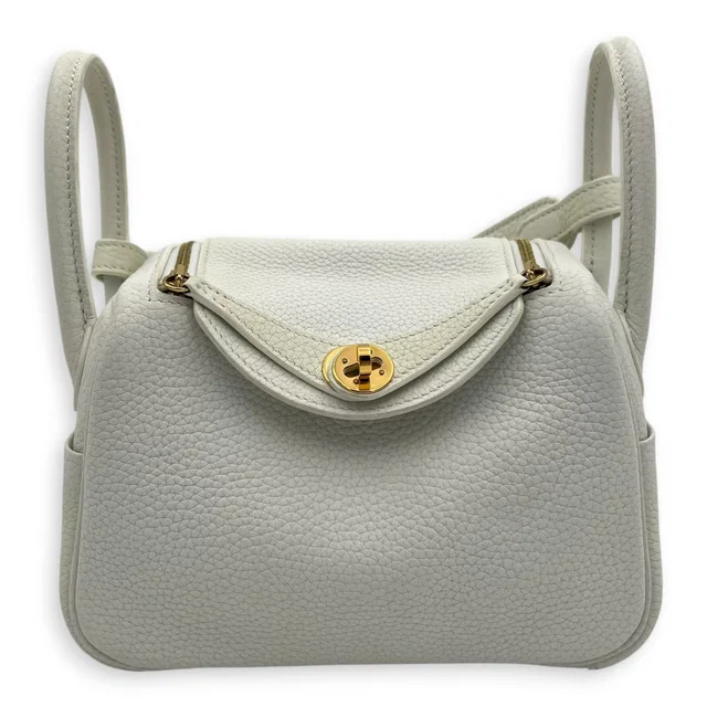 Hermès Lindy White in White Clemence leather from Luxury Promise