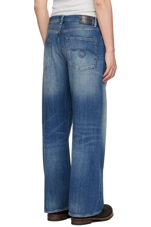 R13 Blue D'Arcy Jeans, photo 3 of 4 from SSENSE