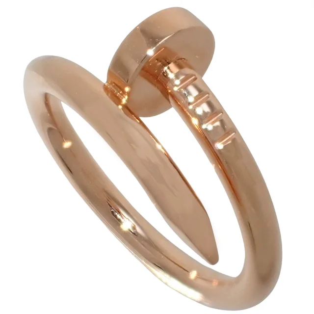 Cartier 18K Juste un Clou Ring #55 Pink Gold in Pink from VINTAGE QOO TOKYO