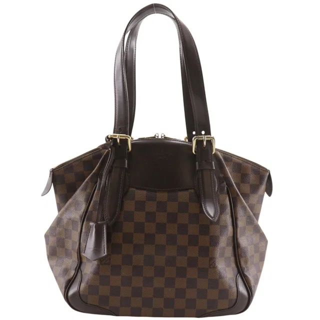 Louis Vuitton Verona MM Damier Canvas Brown Tote Bag in Brown Canvas from The Reluxe