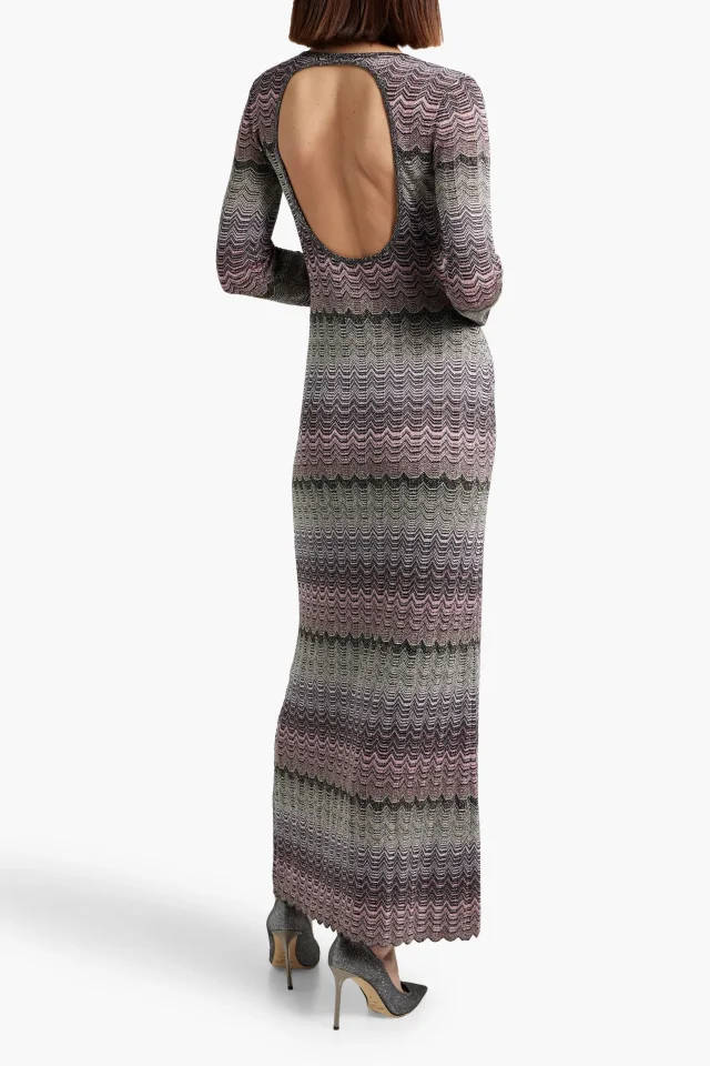 Missoni Cutout Metallic Crochet-Knit Maxi Dress, photo 3 of 4 from THE OUTNET