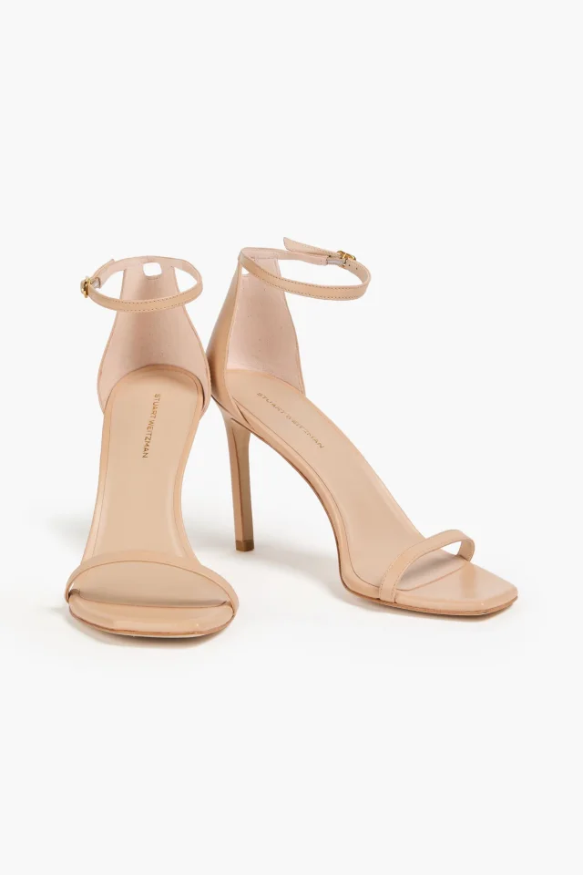Stuart Weitzman Amelina 95 Leather Sandals, photo 2 of 4 from THE OUTNET