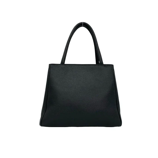 Saint Laurent Leather Handbag in Black Leather from LuxUness, photo 3 of 10