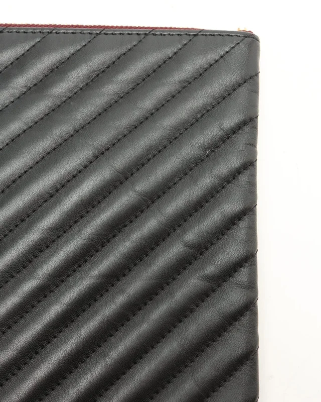 Chanel Coco Mark Lambskin Laptop Case, size 15-Inch in Lambskin from A Retro Tale, photo 5 of 8