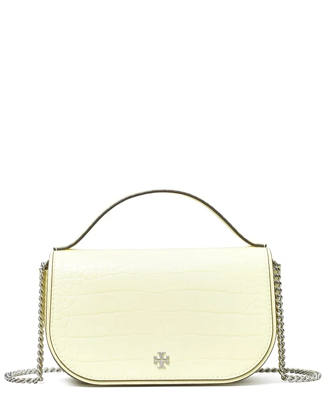 Tory Burch Emerson Embossed Leather Crossbody, image 1 of 1 from Gilt
