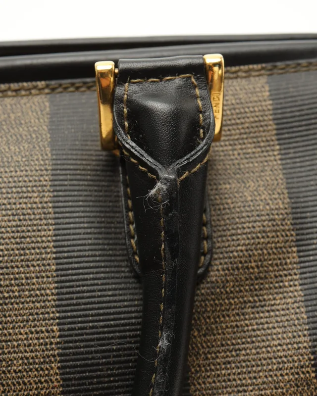 Fendi Pequin Mini Boston Bag in Denim from A Retro Tale, photo 7 of 9