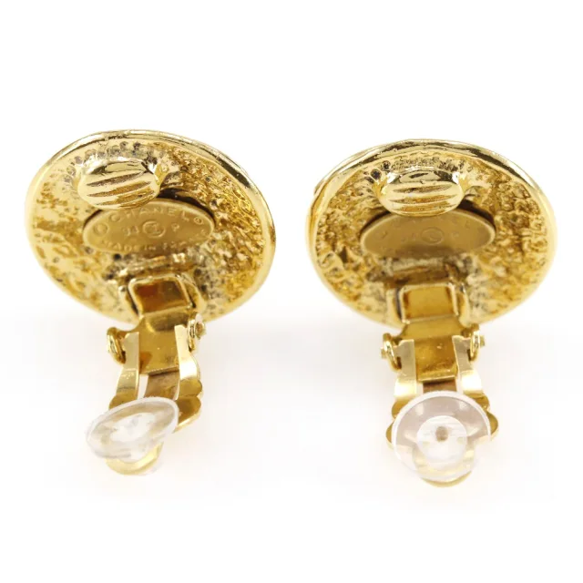 Chanel Plated Earrings in Gold Gold-plated metal from LuxUness, photo 4 of 9