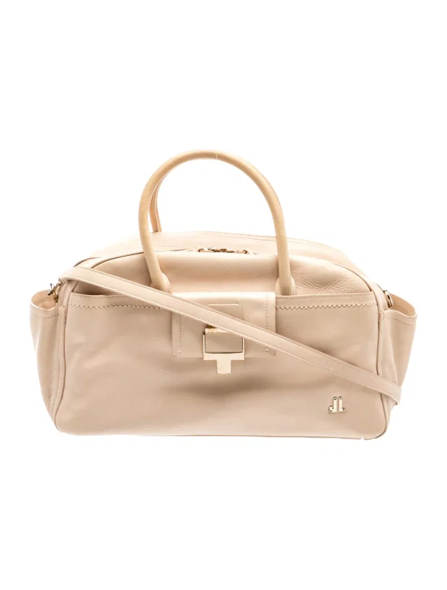 Lanvin Leather Top Handle Bag in Leather from The RealReal