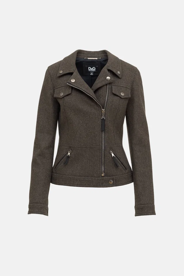 Dolce & Gabbana C. 2000s Wool Zip Jacket in Wool from VSP Consignment