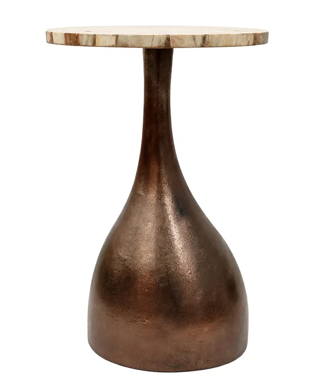 Coast by DK Petrified Wood Trumpet Accent Table, image 1 of 1 from Rue La La